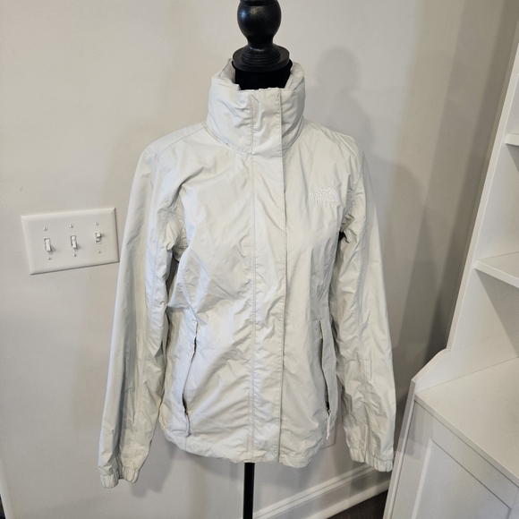 The North Face Women's Small Resolve 2 Weatherproof Rain Jacket 721414  Green - Picture 2 of 14